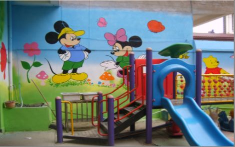 安庆幼儿园室外彩绘